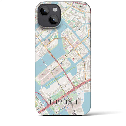 【豊洲（東京都）】地図柄iPhoneケース（バックカバータイプ）