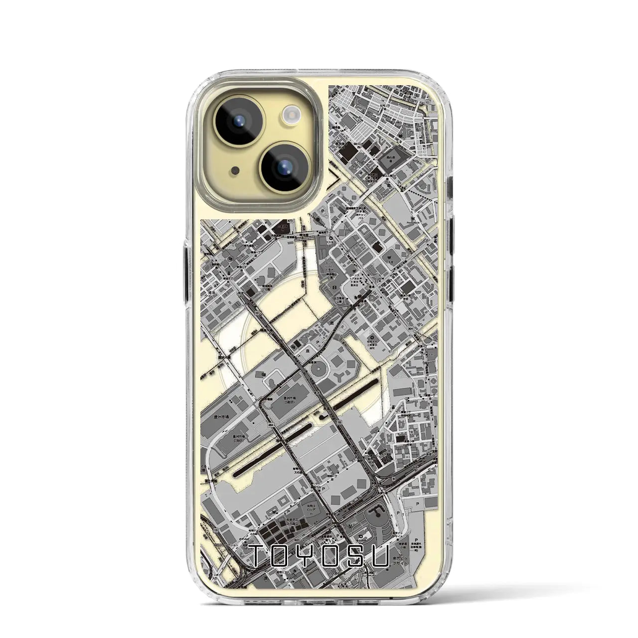 【豊洲（東京都）】地図柄iPhoneケース（MagSafeタイプ）
