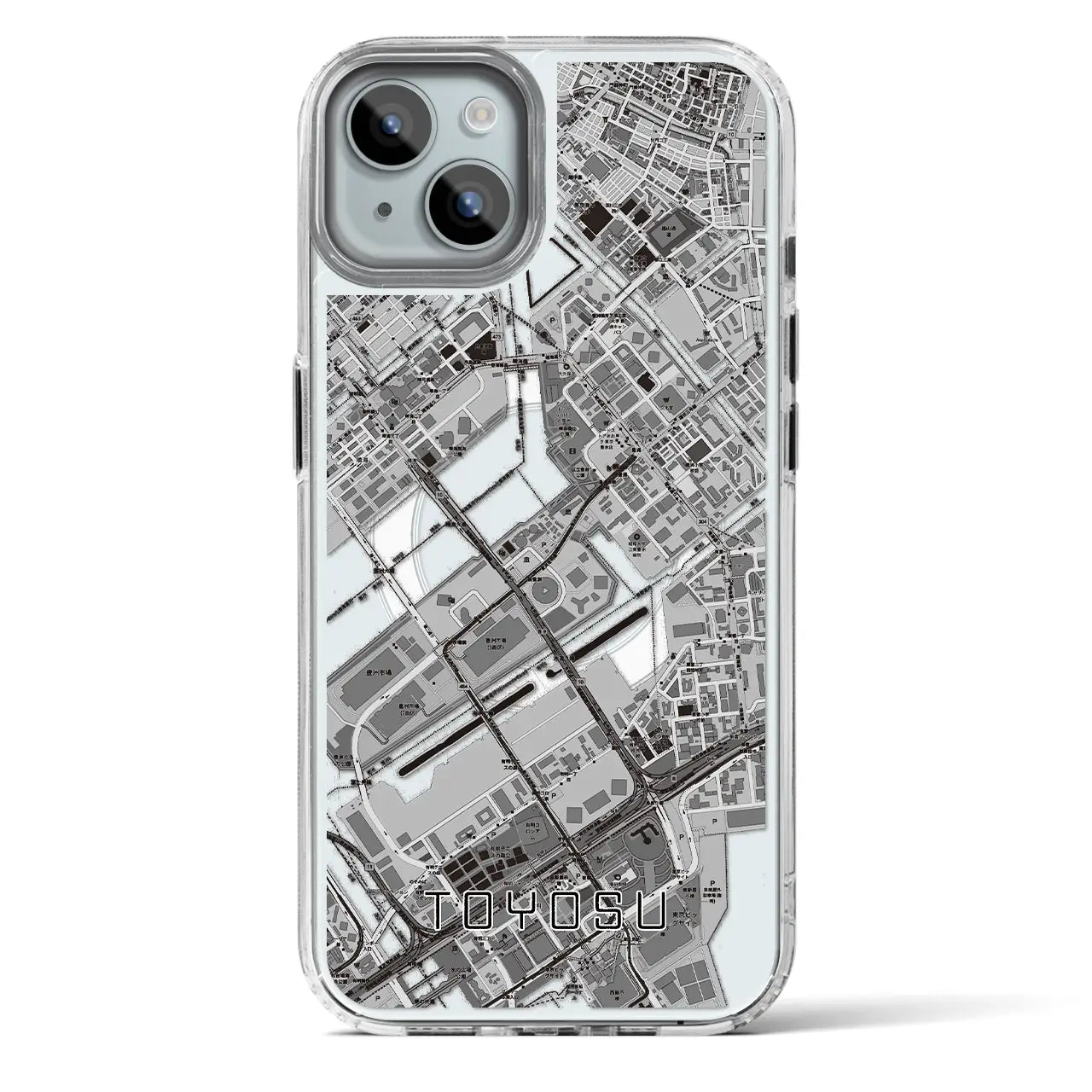 【豊洲（東京都）】地図柄iPhoneケース（MagSafeタイプ）