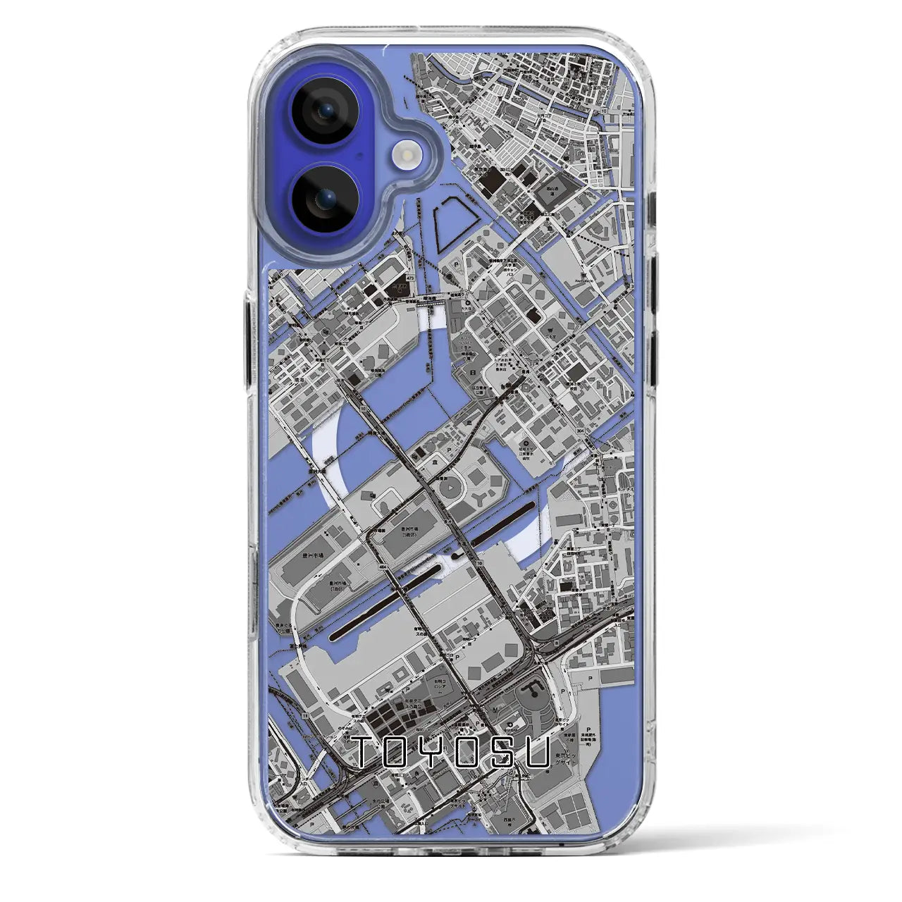 【豊洲（東京都）】地図柄iPhoneケース（MagSafeタイプ）