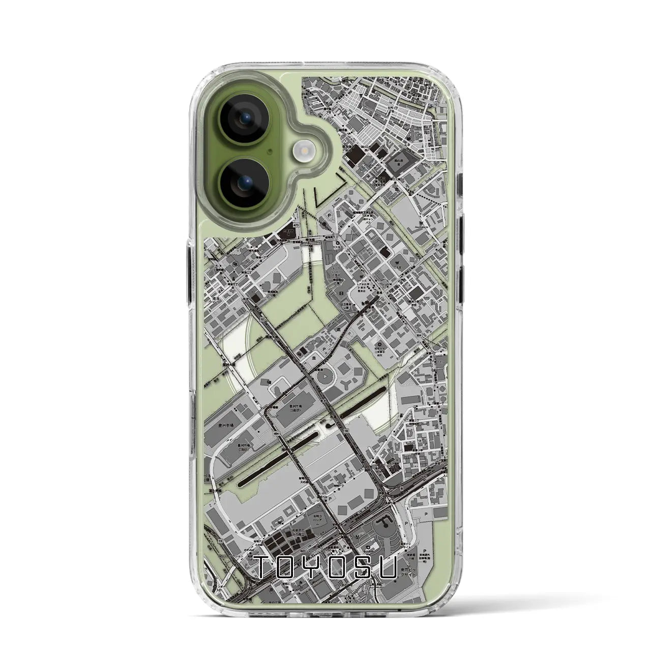 【豊洲（東京都）】地図柄iPhoneケース（MagSafeタイプ）