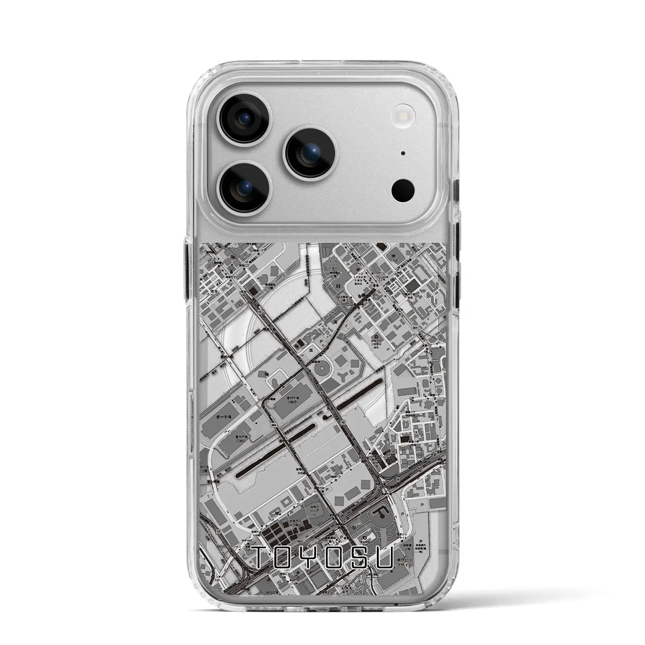 【豊洲（東京都）】地図柄iPhoneケース（MagSafeタイプ）