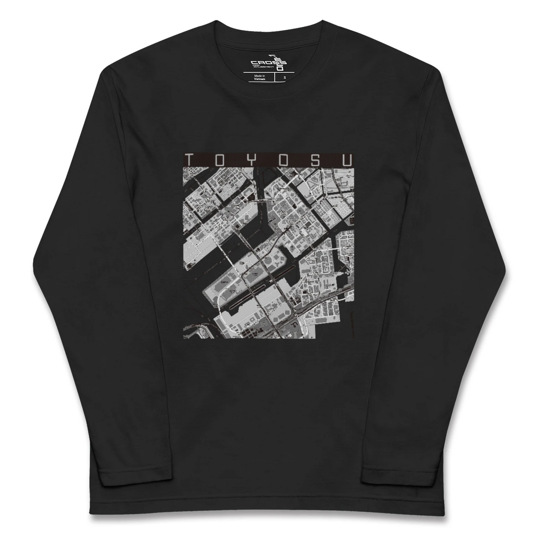 【豊洲(東京都)】地図柄ロングスリーブTシャツ