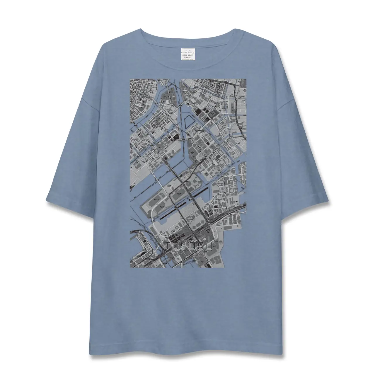 【豊洲（東京都）】地図柄ビッグシルエットTシャツ