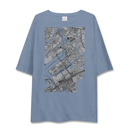 【豊洲（東京都）】地図柄ビッグシルエットTシャツ