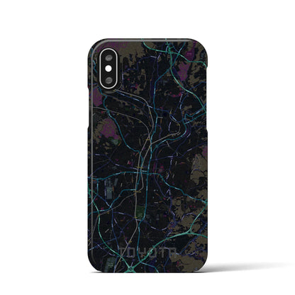 【豊田（愛知県）】地図柄iPhoneケース（バックカバータイプ）