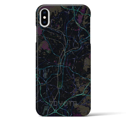 【豊田（愛知県）】地図柄iPhoneケース（バックカバータイプ）