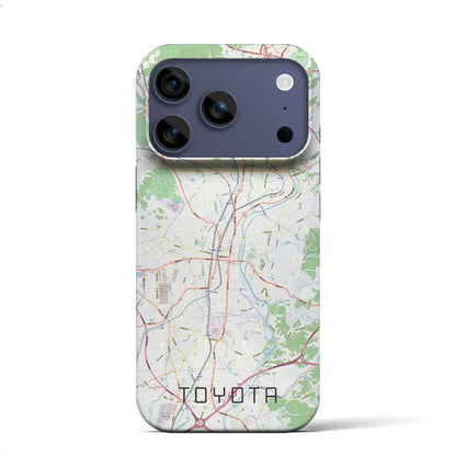 【豊田（愛知県）】地図柄iPhoneケース（バックカバータイプ）