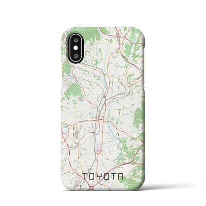 【豊田（愛知県）】地図柄iPhoneケース（バックカバータイプ）