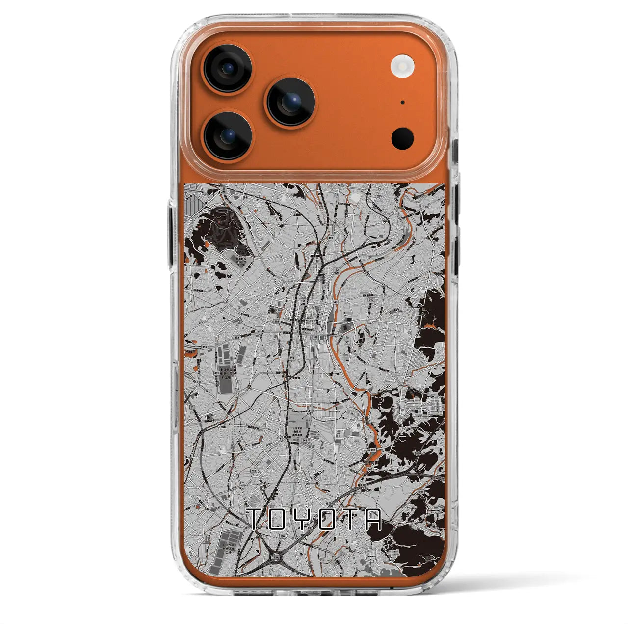 【豊田（愛知県）】地図柄iPhoneケース（MagSafeタイプ）