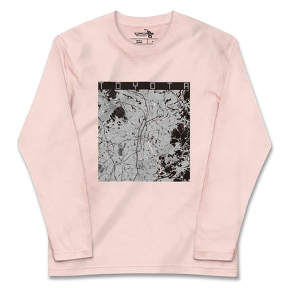 【豊田（愛知県）（愛知県）】地図柄ロングスリーブTシャツ