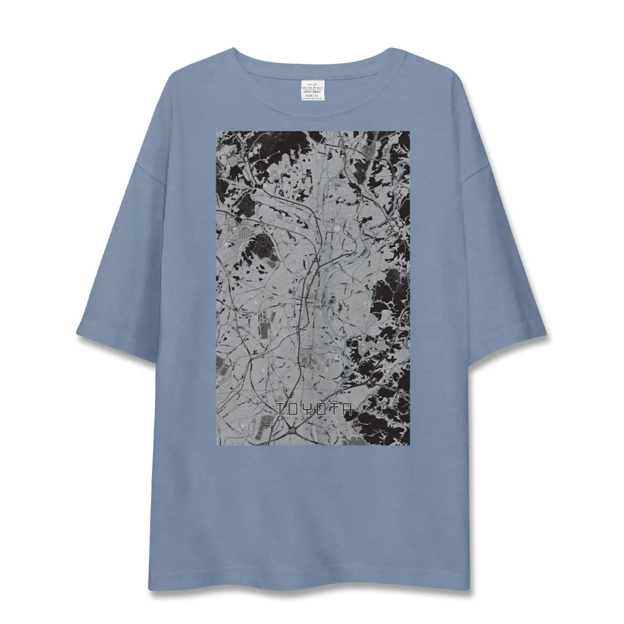 【豊田（愛知県）（愛知県）】地図柄ビッグシルエットTシャツ