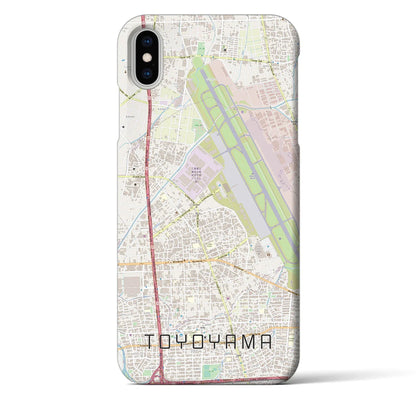 【豊山（愛知県）】地図柄iPhoneケース（バックカバータイプ）