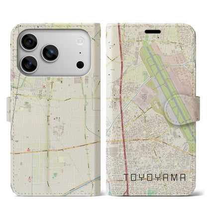【豊山（愛知県）】地図柄iPhoneケース（手帳タイプ）