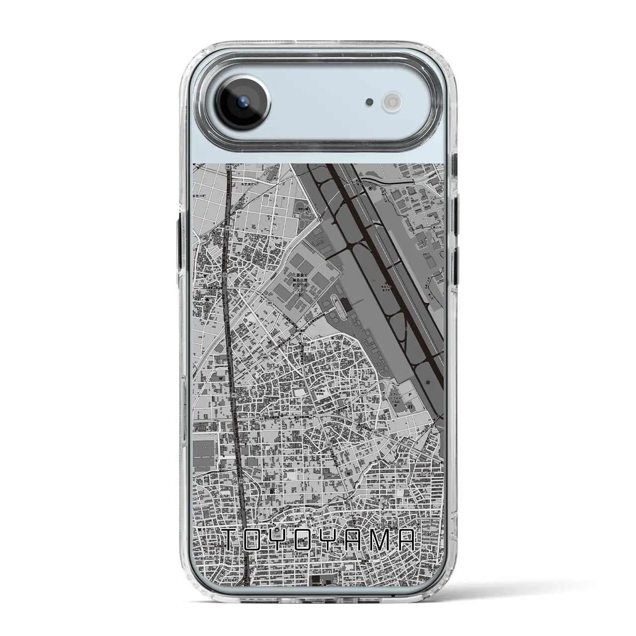 【豊山（愛知県）】地図柄iPhoneケース（MagSafeタイプ）