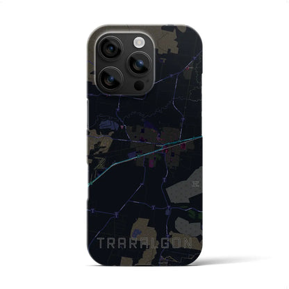 【トララルゴン（オーストラリア）】地図柄iPhoneケース（バックカバータイプ）