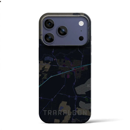 【トララルゴン（オーストラリア）】地図柄iPhoneケース（バックカバータイプ）