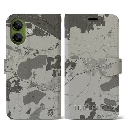 【トララルゴン（オーストラリア）】地図柄iPhoneケース（手帳タイプ）