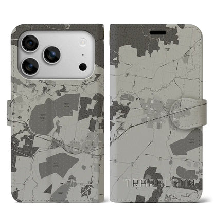 【トララルゴン（オーストラリア）】地図柄iPhoneケース（手帳タイプ）