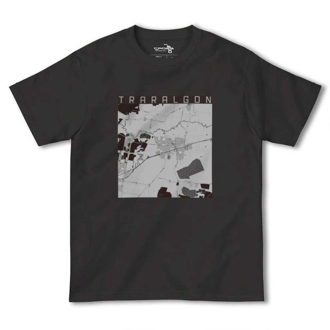 【トララルゴン(オーストラリア)】地図柄ヘビーウェイトTシャツ