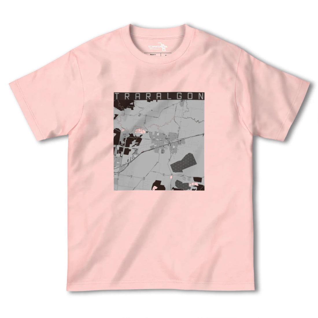 【トララルゴン(オーストラリア)】地図柄ヘビーウェイトTシャツ
