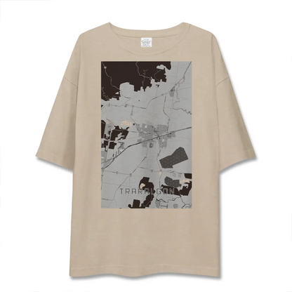 【トララルゴン（オーストラリア）】地図柄ビッグシルエットTシャツ