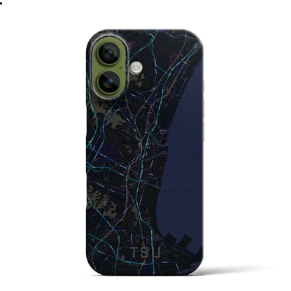 【津（三重県）】地図柄iPhoneケース（バックカバータイプ）