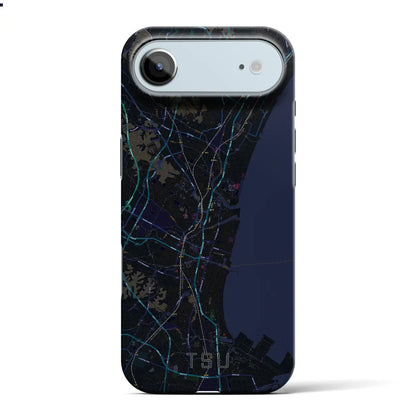 【津（三重県）】地図柄iPhoneケース（バックカバータイプ）