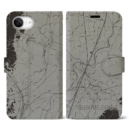 【燕三条（新潟県）】地図柄iPhoneケース（手帳タイプ）