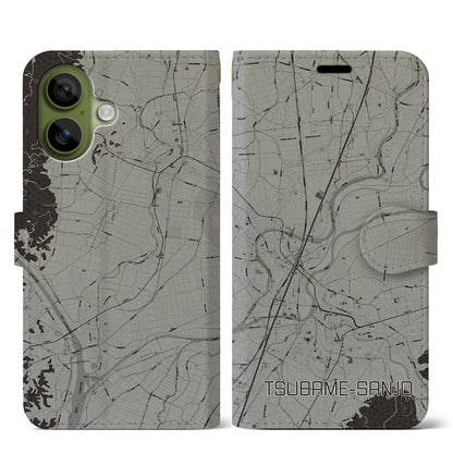 【燕三条（新潟県）】地図柄iPhoneケース（手帳タイプ）