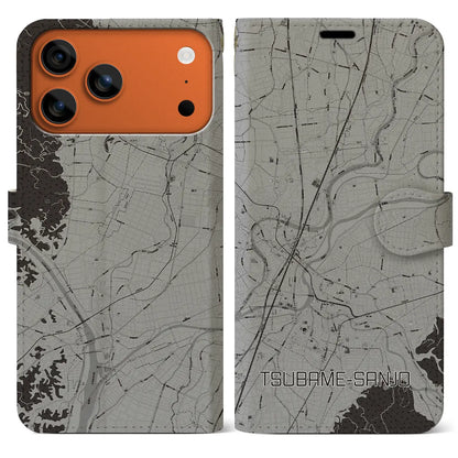 【燕三条（新潟県）】地図柄iPhoneケース（手帳タイプ）