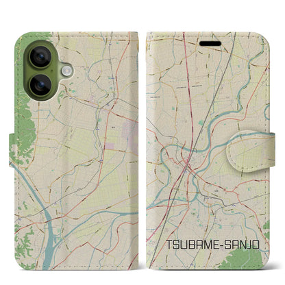 【燕三条（新潟県）】地図柄iPhoneケース（手帳タイプ）