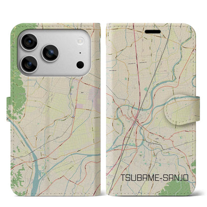 【燕三条（新潟県）】地図柄iPhoneケース（手帳タイプ）