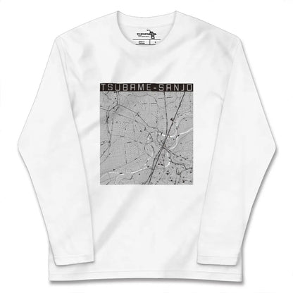 【燕三条（新潟県）】地図柄ロングスリーブTシャツ