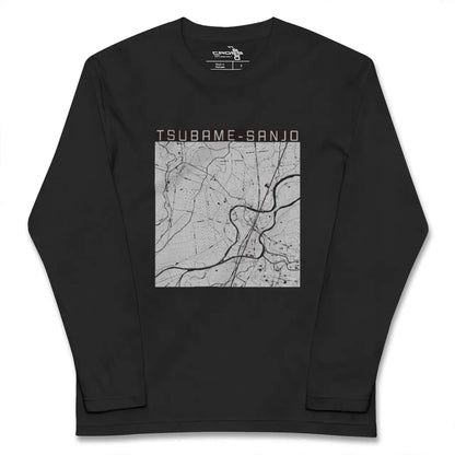 【燕三条（新潟県）】地図柄ロングスリーブTシャツ