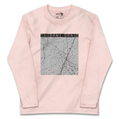 【燕三条（新潟県）】地図柄ロングスリーブTシャツ