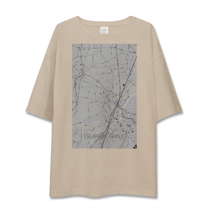 【燕三条（新潟県）】地図柄ビッグシルエットTシャツ