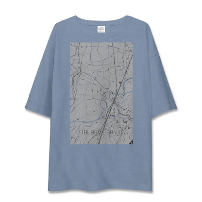 【燕三条（新潟県）】地図柄ビッグシルエットTシャツ