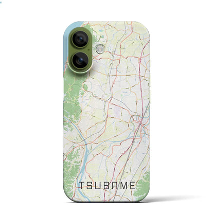 【燕（新潟県）】地図柄iPhoneケース（バックカバータイプ）