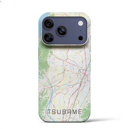 【燕（新潟県）】地図柄iPhoneケース（バックカバータイプ）