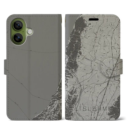 【燕（新潟県）】地図柄iPhoneケース（手帳タイプ）