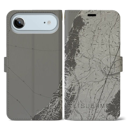 【燕（新潟県）】地図柄iPhoneケース（手帳タイプ）