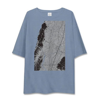 【燕（新潟県）】地図柄ビッグシルエットTシャツ
