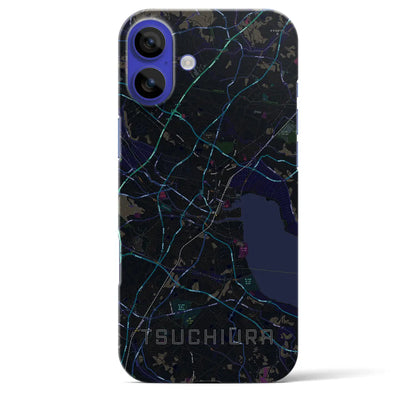 【土浦（茨城県）】地図柄iPhoneケース（バックカバータイプ）