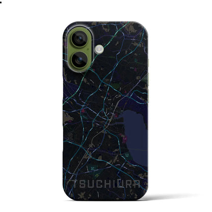 【土浦（茨城県）】地図柄iPhoneケース（バックカバータイプ）