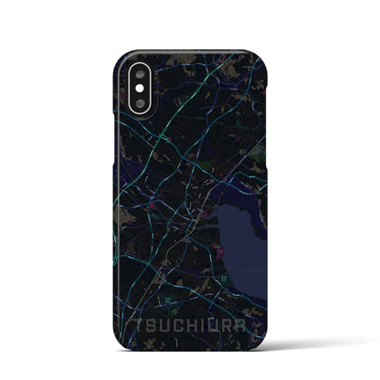 【土浦（茨城県）】地図柄iPhoneケース（バックカバータイプ）