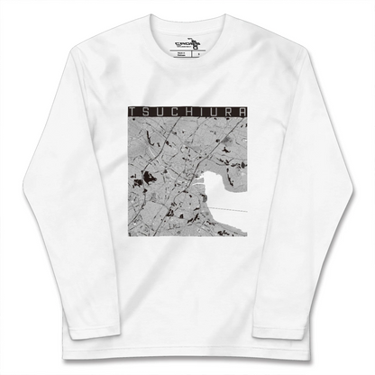 【土浦（茨城県）】地図柄ロングスリーブTシャツ