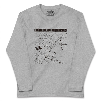 【土浦（茨城県）】地図柄ロングスリーブTシャツ
