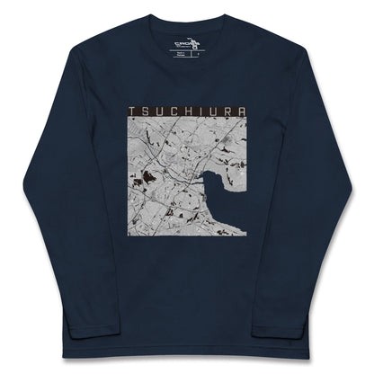 【土浦（茨城県）】地図柄ロングスリーブTシャツ