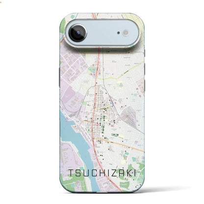 【土崎（秋田県）】地図柄iPhoneケース（バックカバータイプ）